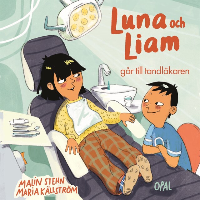 Buchcover für Luna och Liam går till tandläkaren