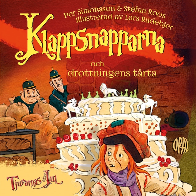 Book cover for Klappsnapparna och drottningens tårta