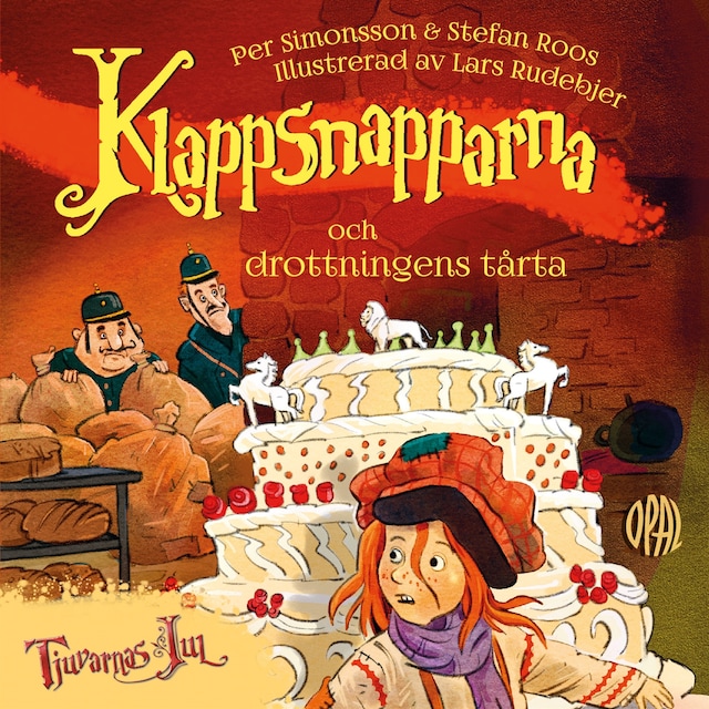 Buchcover für Klappsnapparna och drottningens tårta