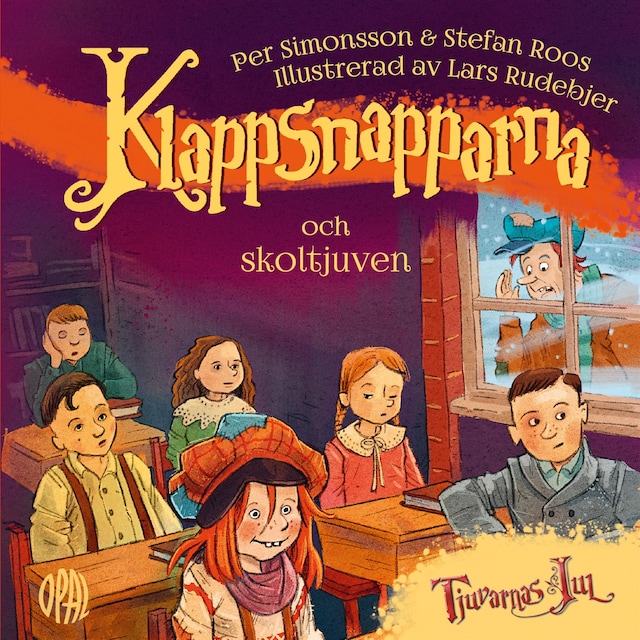 Book cover for Klappsnapparna och skoltjuven