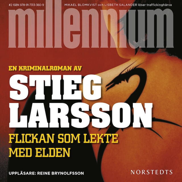 Couverture de livre pour Flickan som lekte med elden