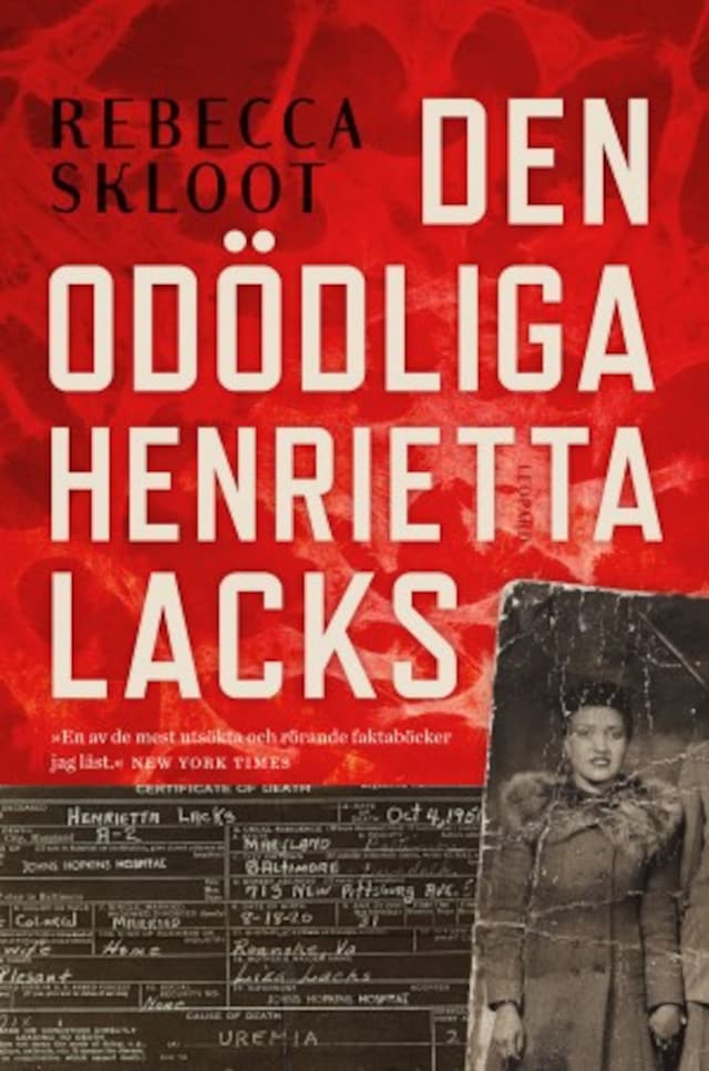 Copertina del libro per Den odödliga Henrietta Lacks