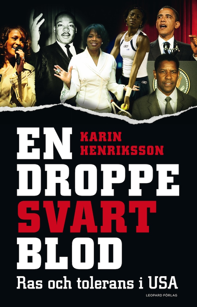 Okładka książki dla En droppe svart blod