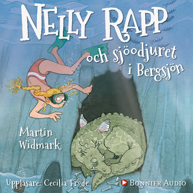 Boekomslag van Nelly Rapp och sjöodjuret i Bergsjön