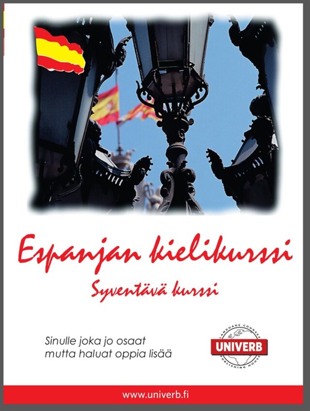 Book cover for Espanjan kielikurssi syventävä kurssi