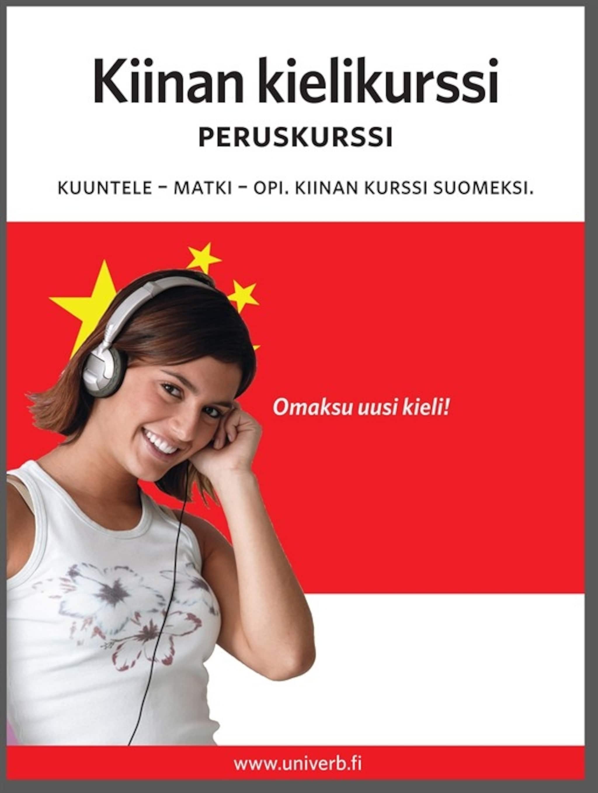 Äänikirjan Kiinan kielikurssi peruskurssi kansikuva