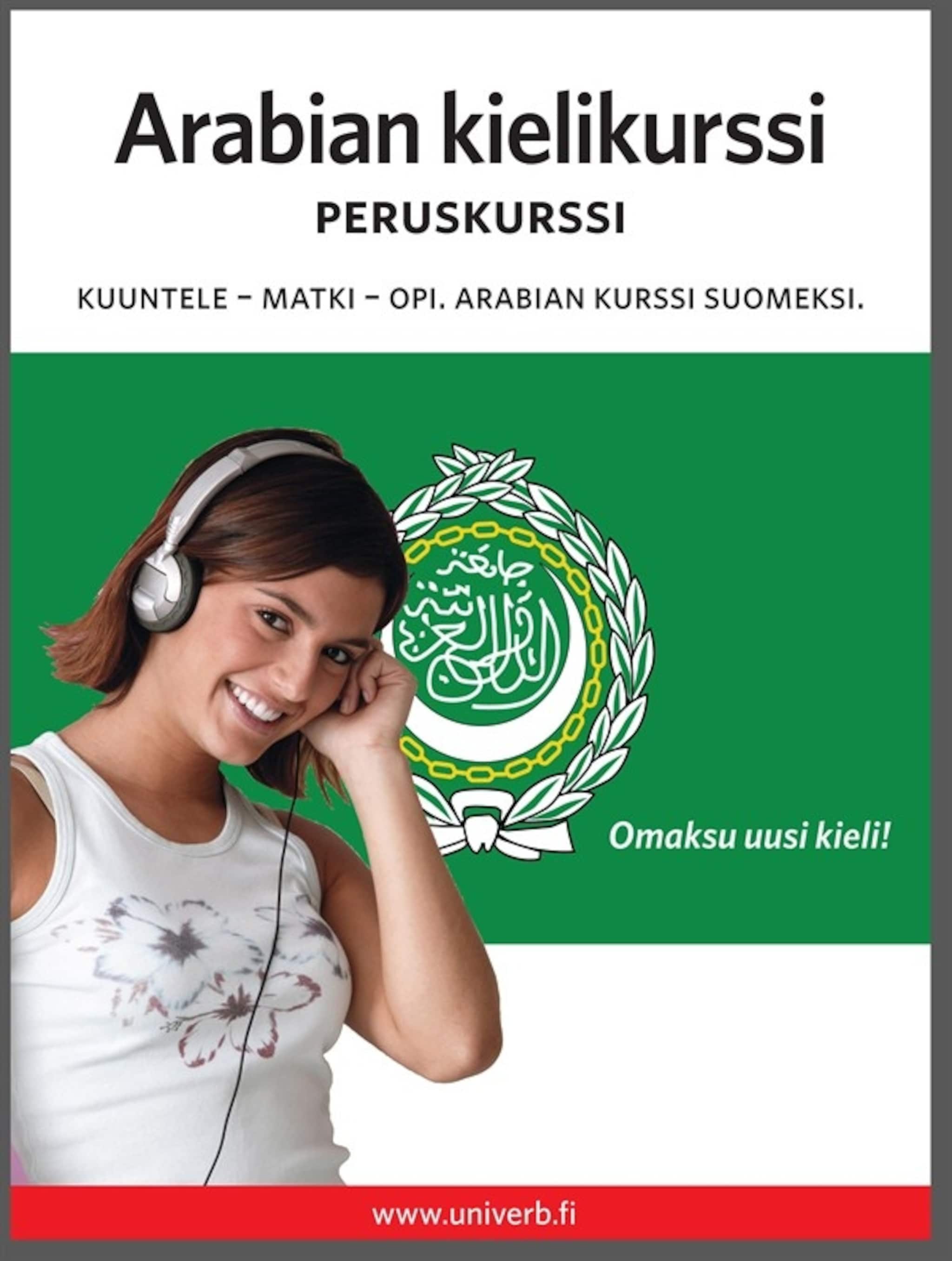 Äänikirjan Arabian kielikurssi peruskurssi kansikuva