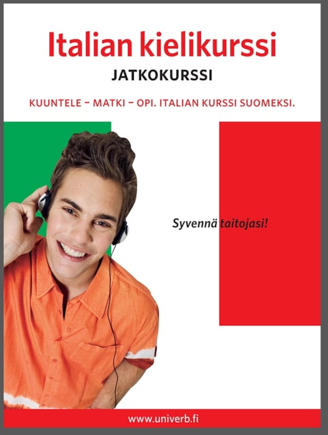 Couverture de livre pour Italian kielikurssi jatkokurssi