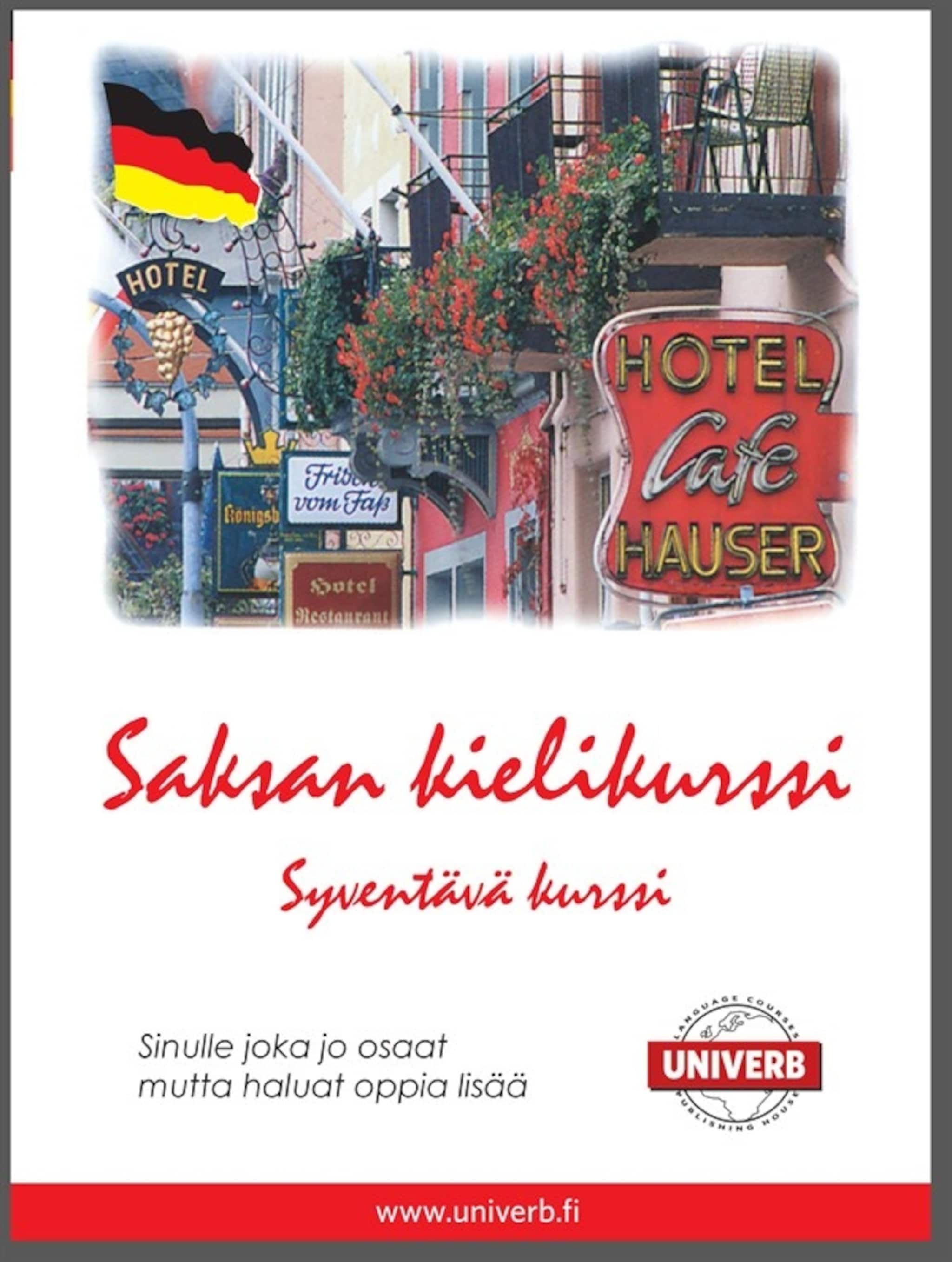 Äänikirjan Saksan kielikurssi syventävä kurssi kansikuva