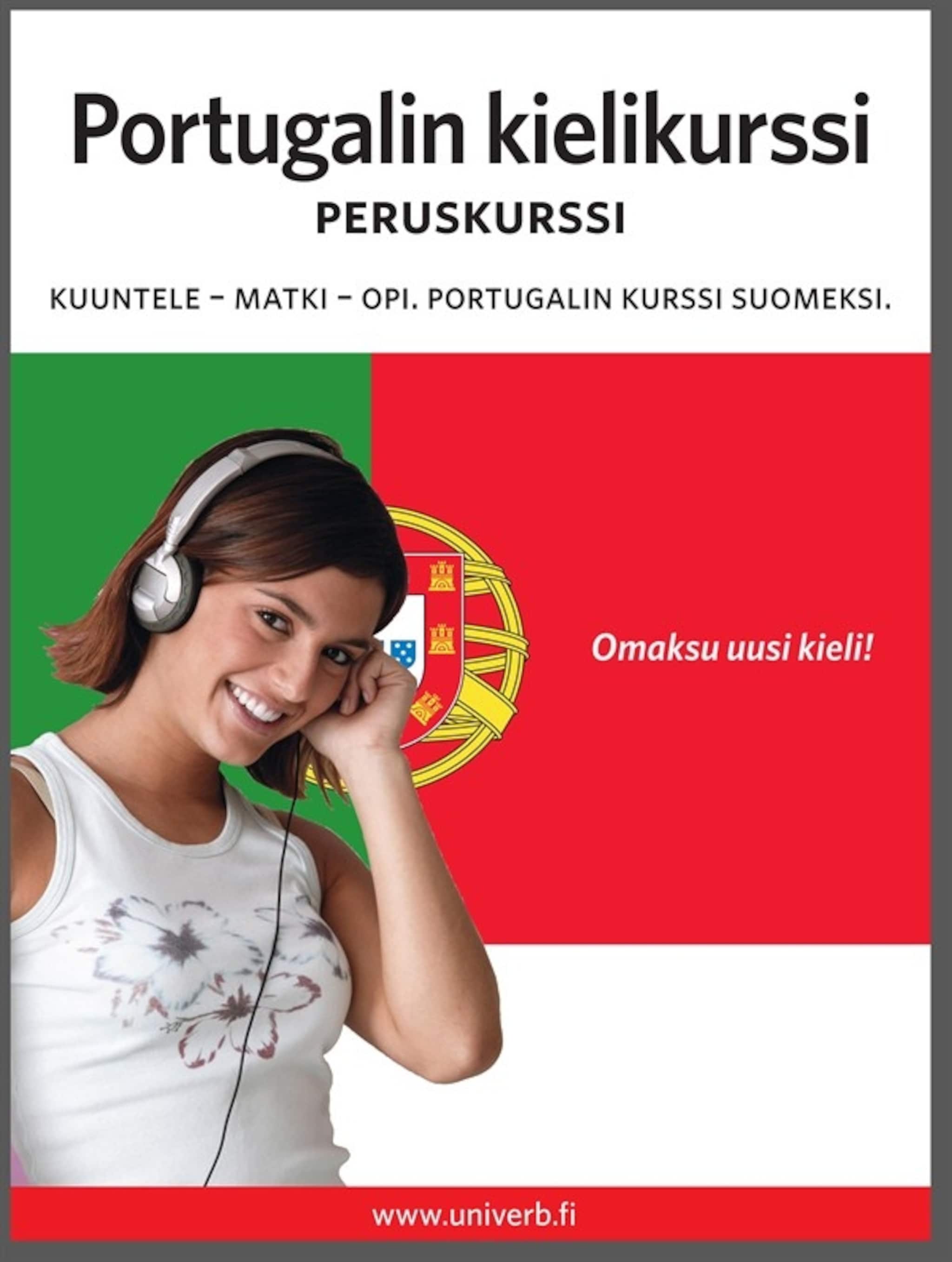 Äänikirjan Portugalin kielikurssi peruskurssi kansikuva