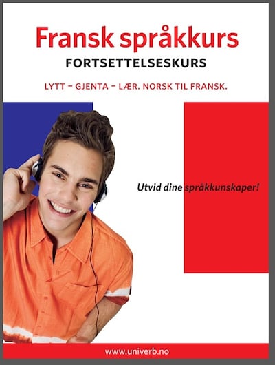 Fransk språkkurs Fortsettelseskurs – lydbok – Univerb