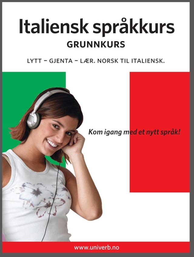 Couverture de livre pour Italiensk språkkurs Grunnkurs