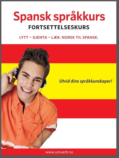 Spansk språkkurs Fortsettelseskurs – lydbok – Univerb