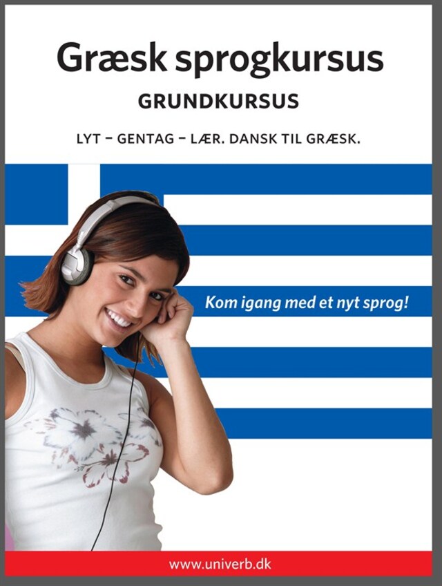 Couverture de livre pour Græsk sprogkursus Grundkursus