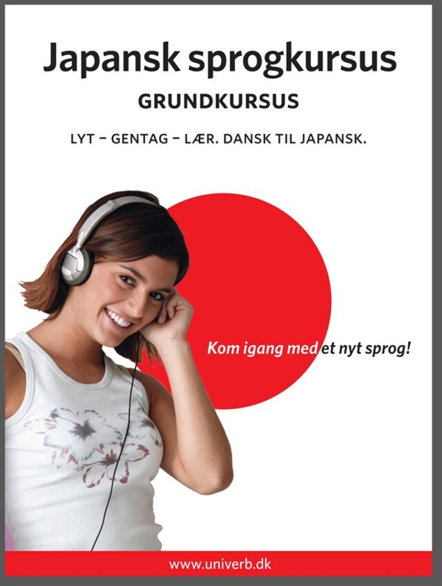 Boekomslag van Japansk sprogkursus Grundkursus