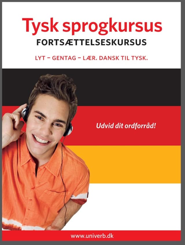 Couverture de livre pour Tysk sprogkursus Fortsættelseskursus