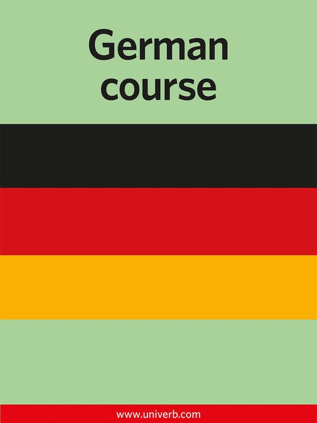 Buchcover für German Course