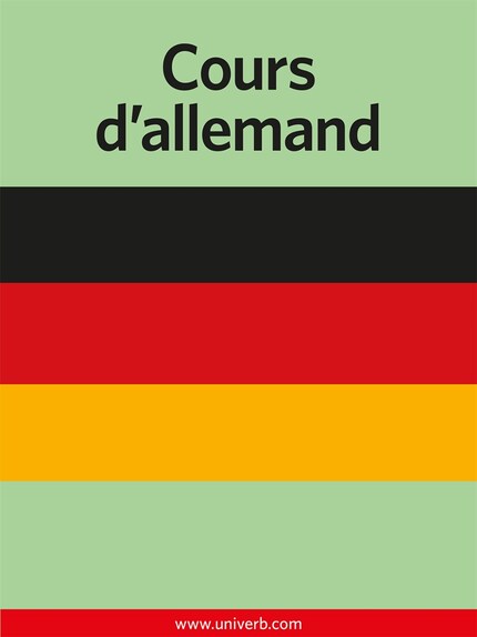 Cours d'allemand bookCoverFor