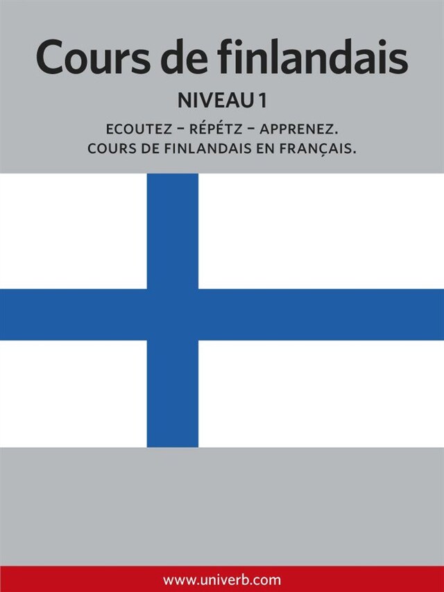 Kirjankansi teokselle Cours de finlandais