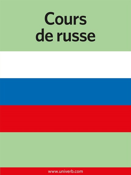 Cours de russe bookCoverFor