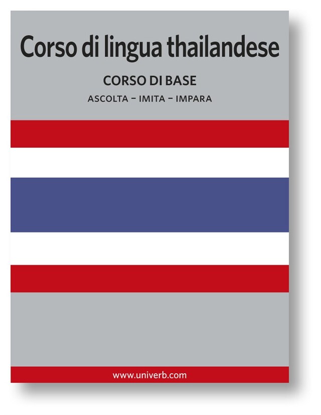 Okładka książki dla Corso di lingua thailandese