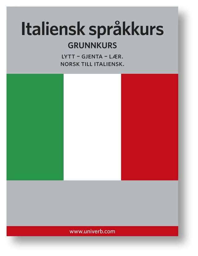 Kirjankansi teokselle Italiensk språkkurs