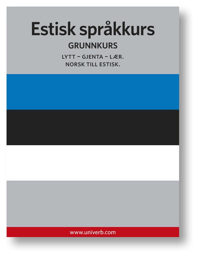 Bokomslag for Estisk språkkurs