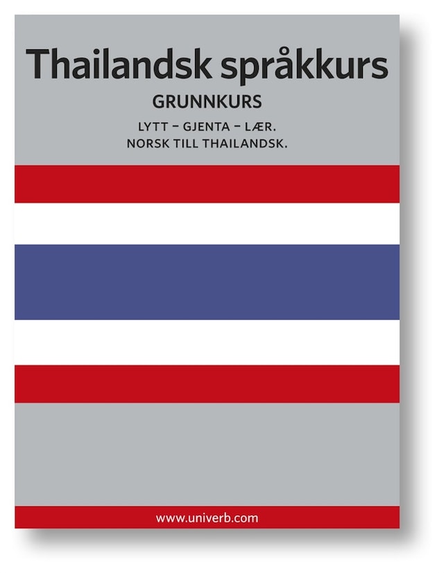 Buchcover für Thailandsk språkkurs