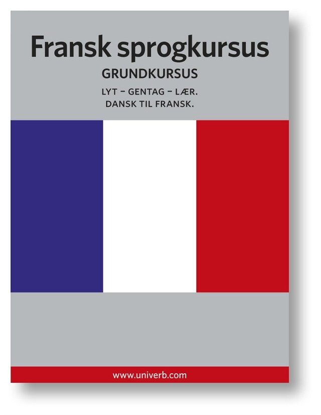Boekomslag van Fransk sprogkursus