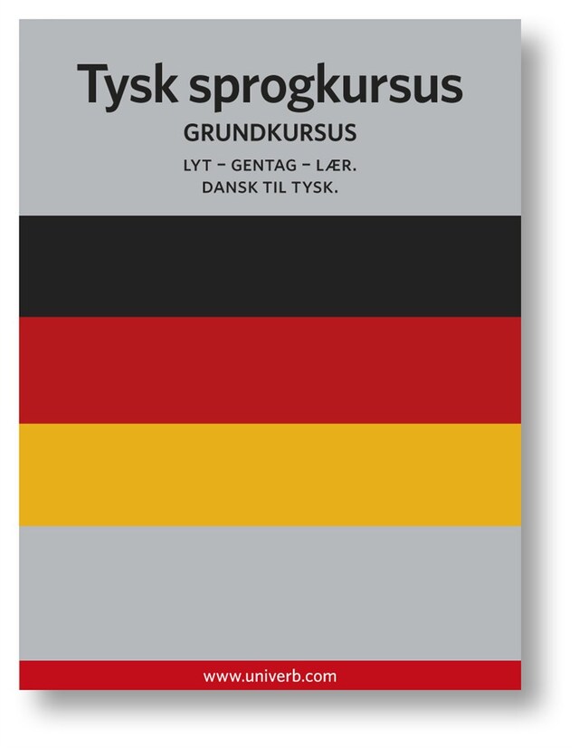 Book cover for Tysk sprogkursus