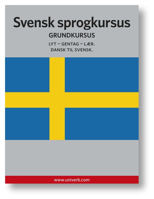 Copertina del libro per Svensk sprogkursus