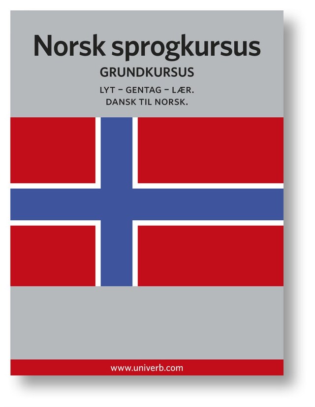 Copertina del libro per Norsk sprogkursus