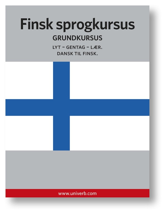Book cover for Finsk sprogkursus