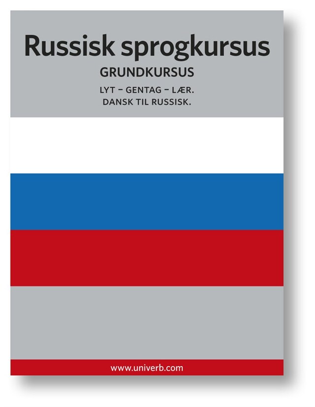 Buchcover für Russisk sprogkursus