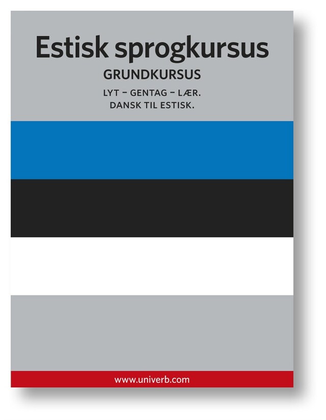 Book cover for Estisk sprogkursus