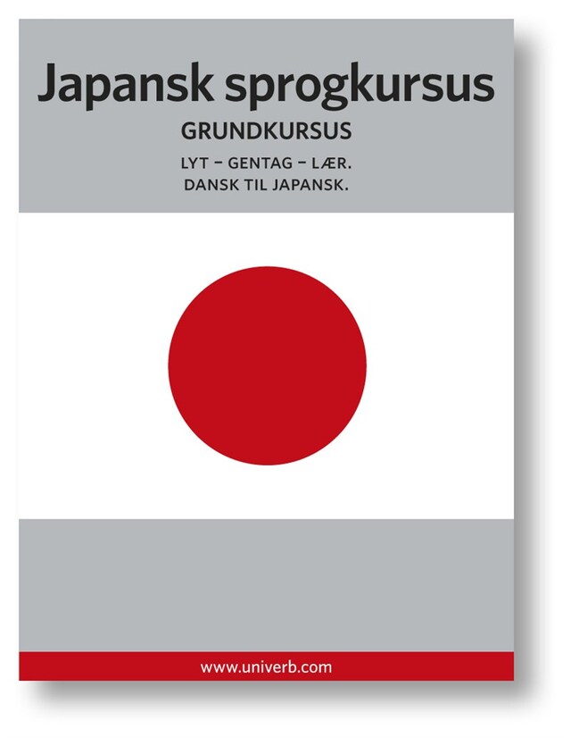 Buchcover für Japansk sprogkursus