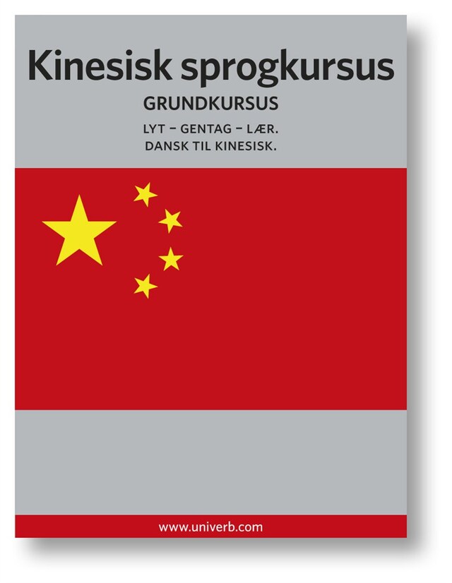 Buchcover für Kinesisk sprogkursus