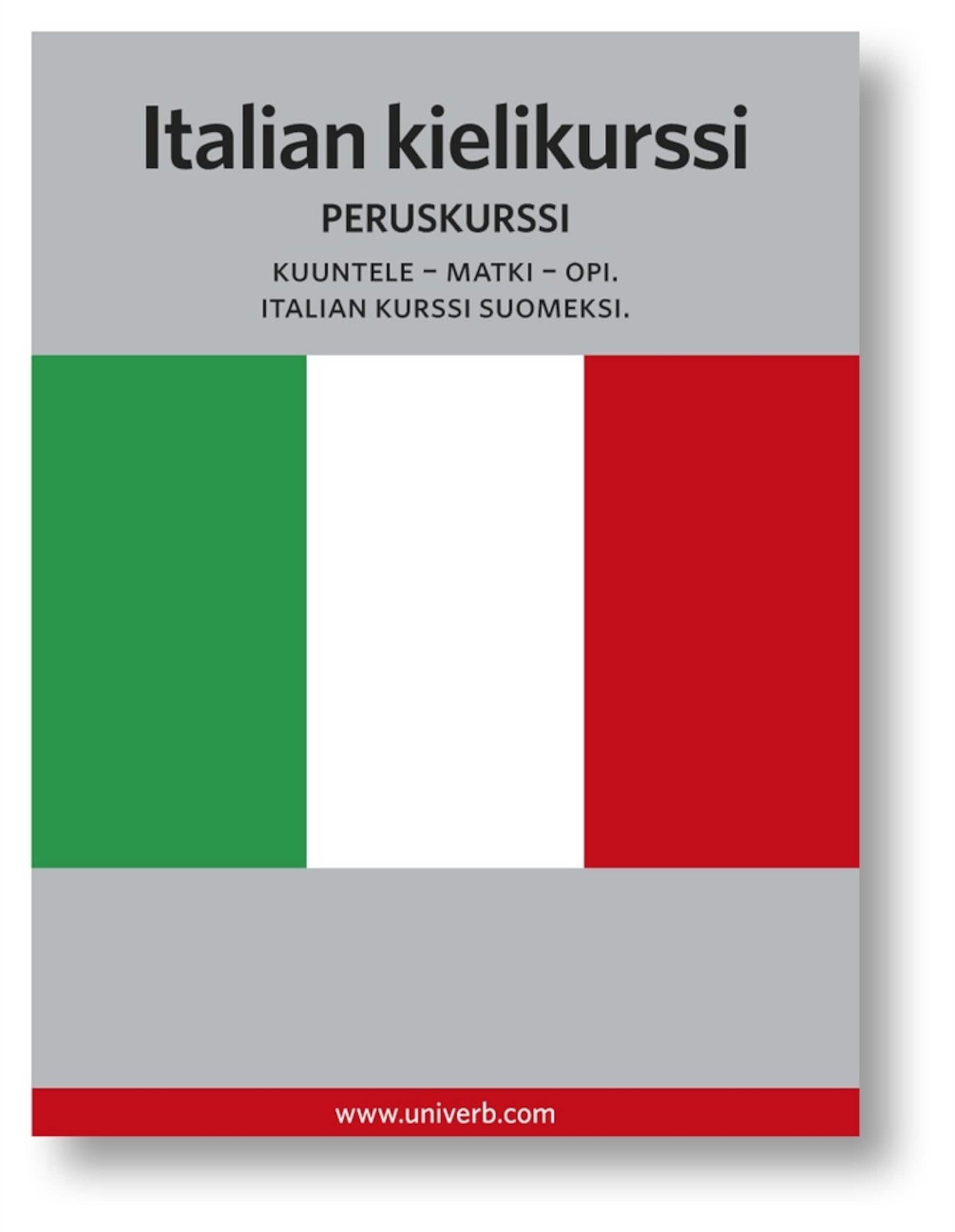 Äänikirjan Italian kielikurssi kansikuva