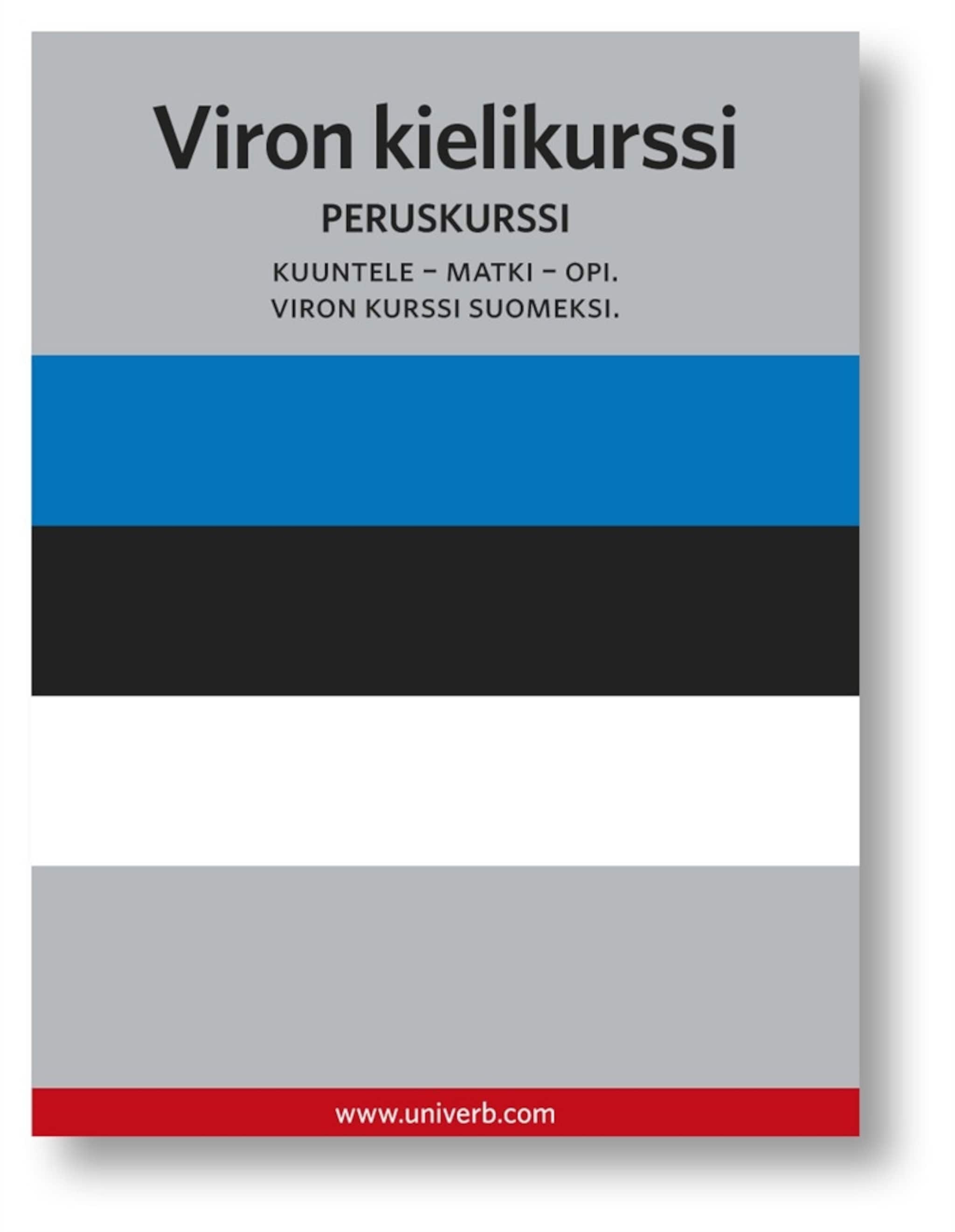 Äänikirjan Viron kielikurssi kansikuva