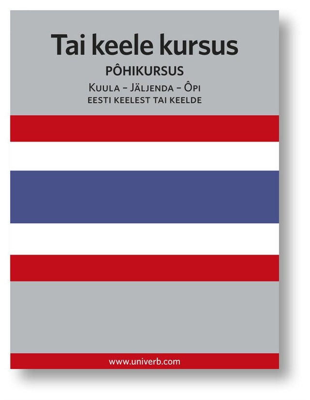Book cover for Tai keele kursus