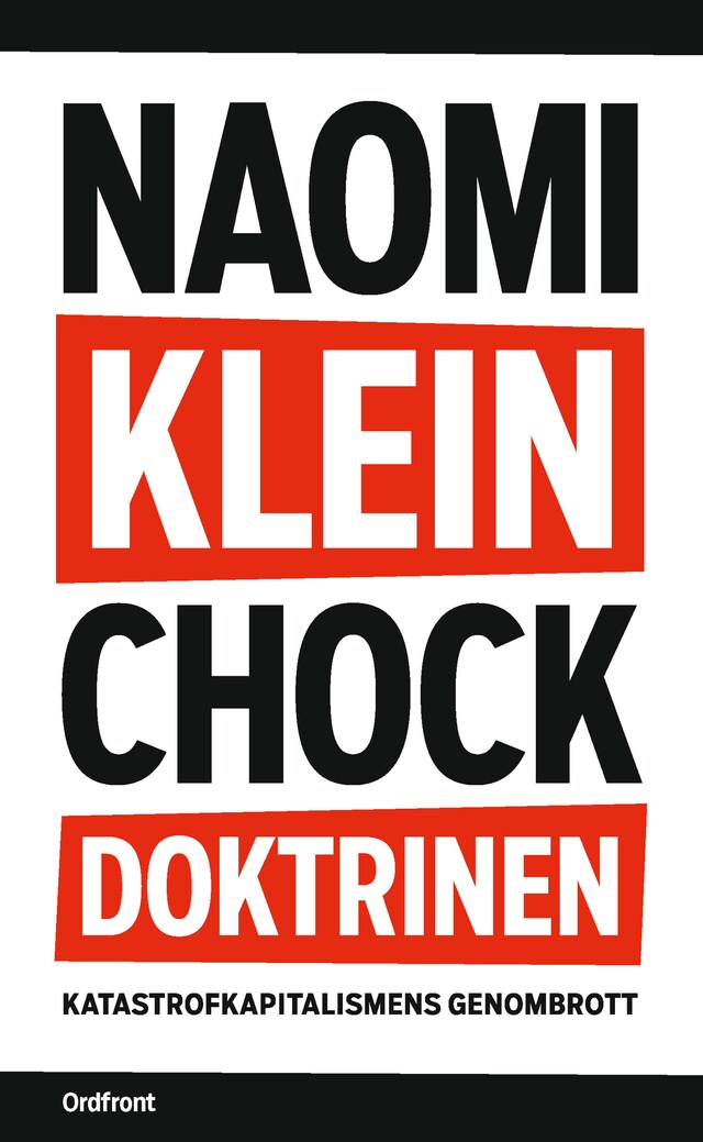 Buchcover für Chockdoktrinen