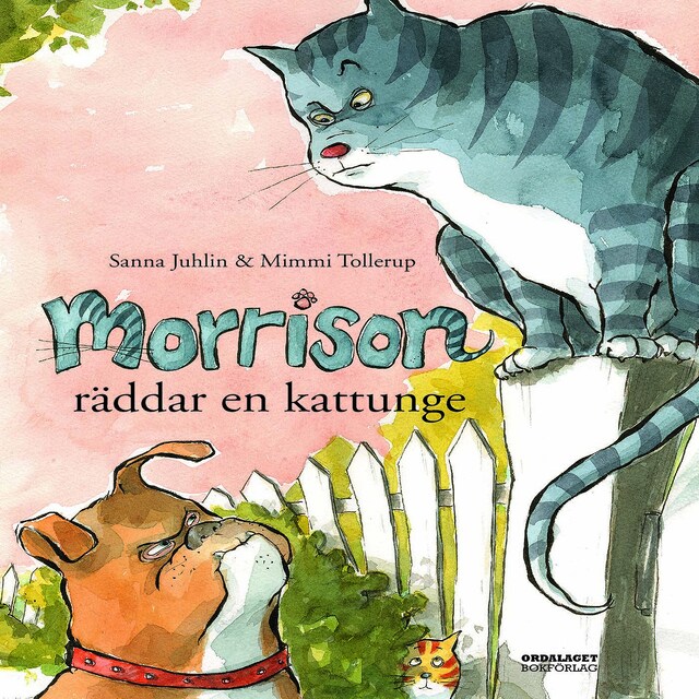 Book cover for Morrison räddar en kattunge