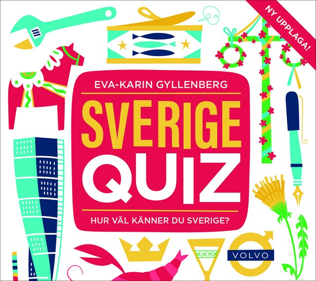 Book cover for Sverigequiz: Hur väl känner du Sverige?
