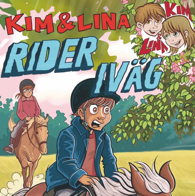 Buchcover für Kim & Lina rider iväg