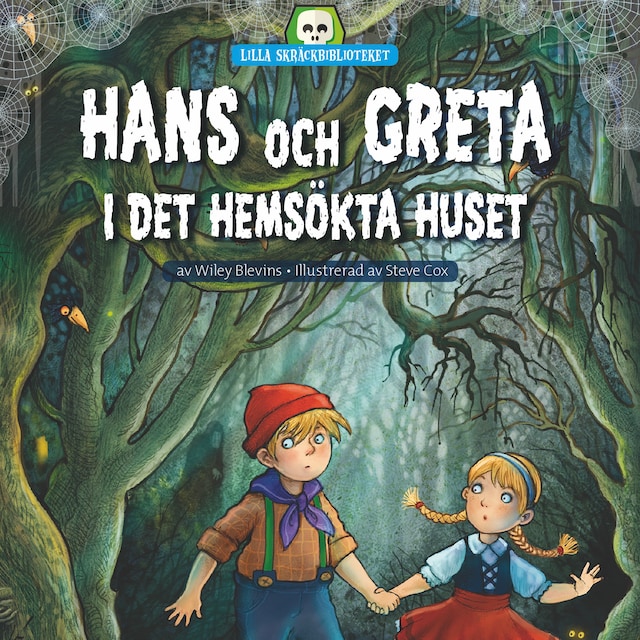 Portada de libro para Hans och Greta i det hemsökta huset