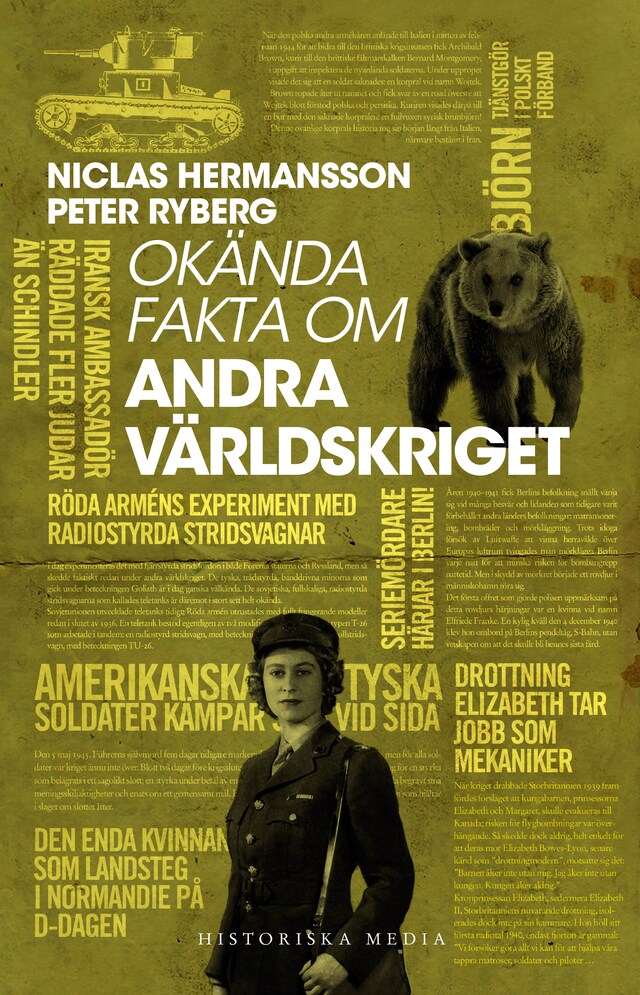 Book cover for Okända fakta om andra världskriget