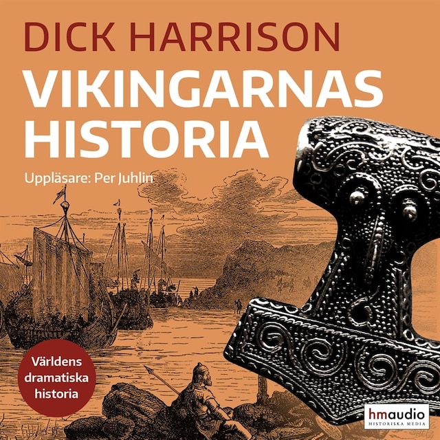 Book cover for Vikingarnas historia