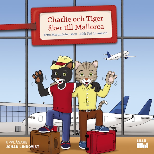 Kirjankansi teokselle Charlie och Tiger åker till Mallorca