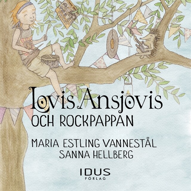 Book cover for Lovis Ansjovis och Rockpappan