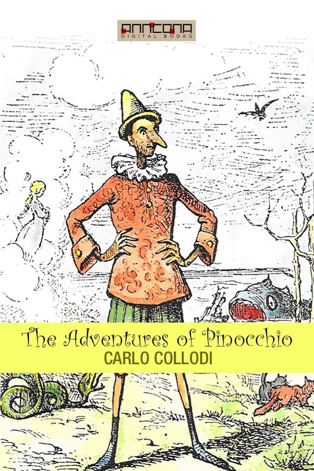 Book cover for The Adventures of Pinocchio